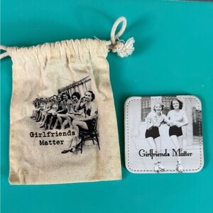 Girlfriends Matter Mirror and Pouch Set